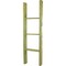 Ekena Millwork 15"W x 48"H x 3 1/2"D Vintage Farmhouse 3 Rung Ladder, Barnwood Decor Collection, Restoration Green DECR015X048X04LDRGR - alternate 2